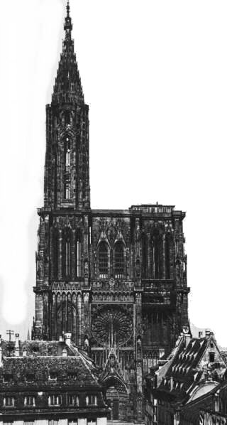 Voici la Cathedral de Strasbourg je.. France, mangas,loisir , ...